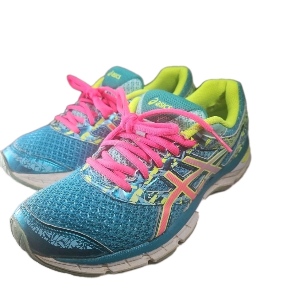 Asics Gel Excite 4 Women Sz8 Blue/Pink Barbie Y2k Sport Run Boho Walk Gym[6C